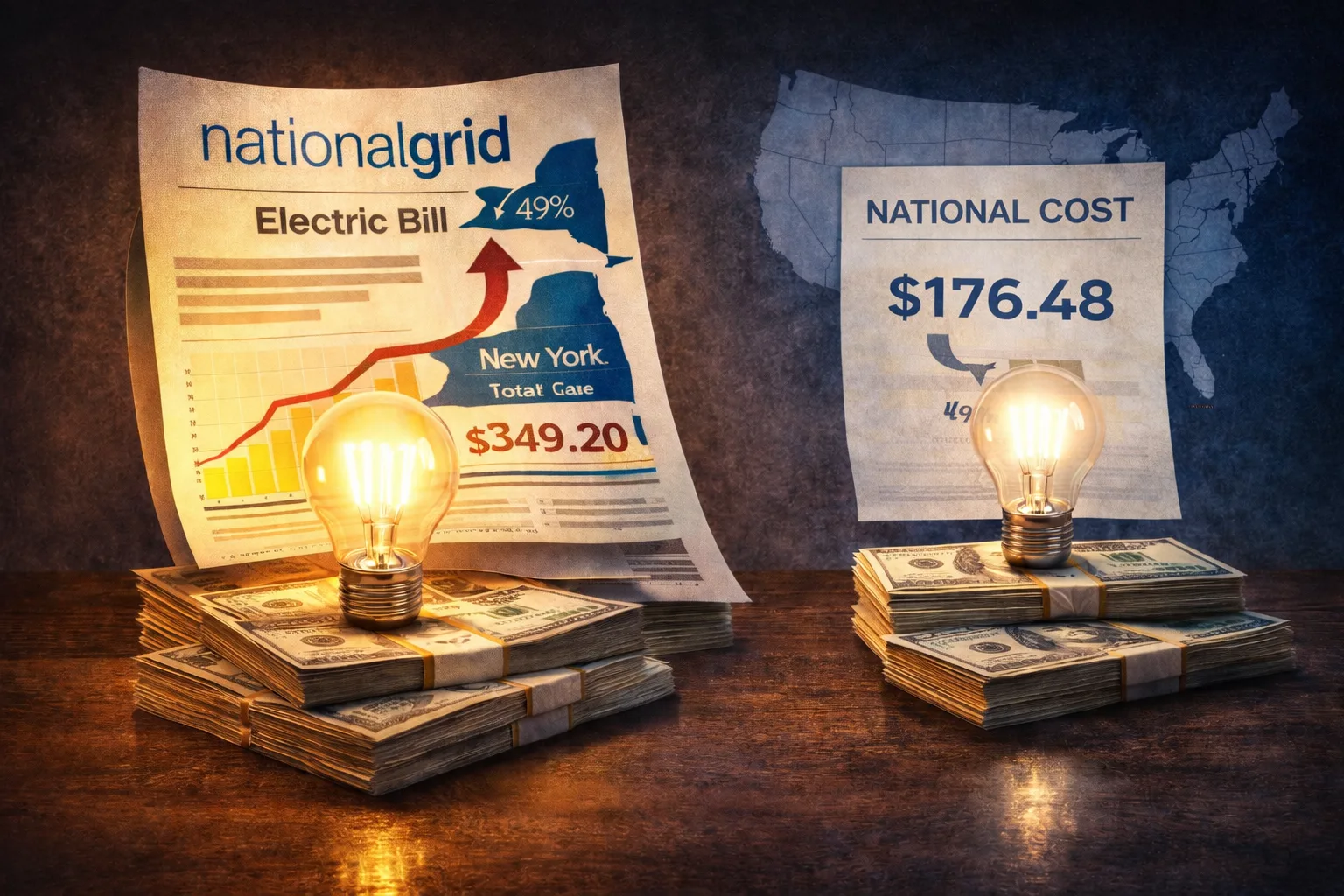 Your National Grid Bill Is Not Your Imagination. New York Pays 49 Percent More Than the Rest of the Country.