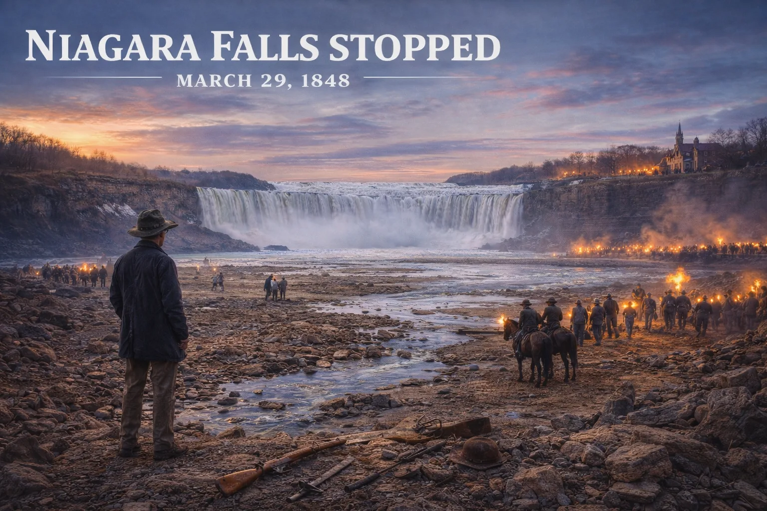 The Night Niagara Fell Silent. Thirty Hours of Eerie Quiet That Terrified the Whole Frontier.