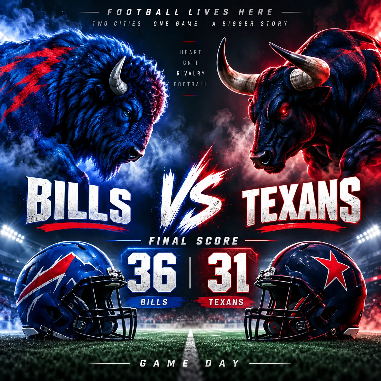 Josh Allen Split Two Defenders in Houston, and the Whole 716 Exhaled